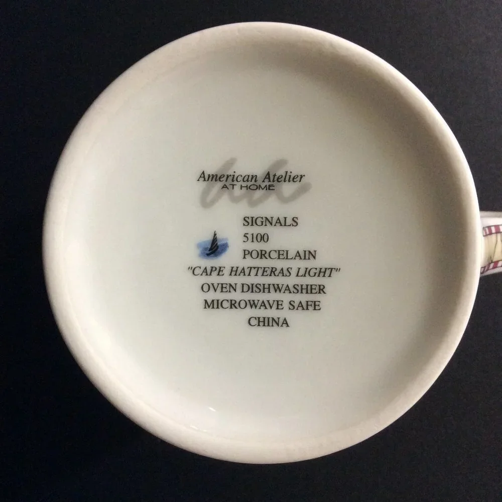 COFFEE Mug Cup and Plate Cape Hatteras Light - Picture 12 of 12